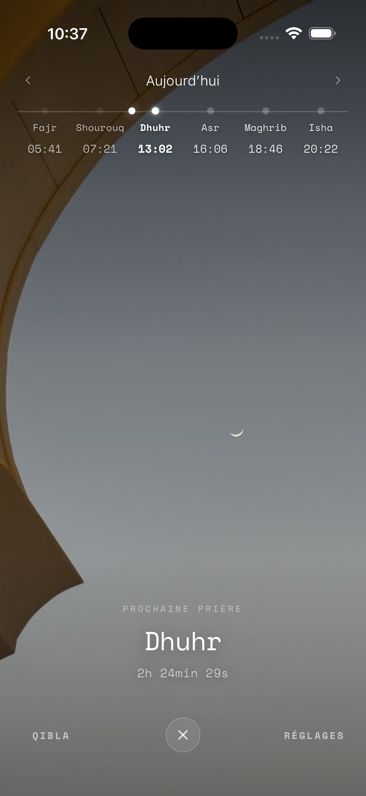 Horaires de priere